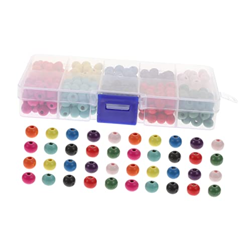 LOLIPPYY 1 Schachtel Bunte Holzperlen Holzperlen Mix für Schmuckherstellung DIY Basteln Halsketten Dekoration LOLIPPYY 1 Schachtel Bunte Holzperlen Holzperlen Mix für Schmuckherstellung DIY Basteln Halsketten Dekoration von LOLIPPYY