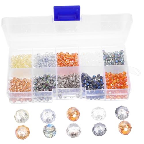 LOLIPPYY 1 Schachtel DIY Glasperlen Kristallgelbe Spacer Perlen für Schmuckherstellung in Praktischer Box für Armbänder und Kreative Bastelprojekte LOLIPPYY 1 Schachtel DIY Glasperlen Kristallgelbe Spacer Perlen für Schmuckherstellung in Praktischer Box für Armbänder und Kreative Bastelprojekte von LOLIPPYY