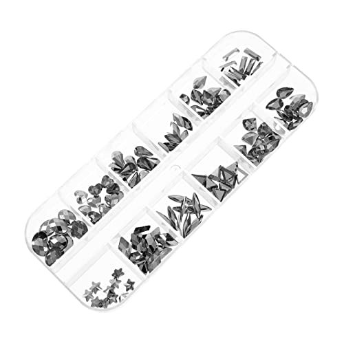 LOLIPPYY 1 Schachtel DIY Nagel bohrer Nailart-Anhänger mit Strasssteinen Nagel Charme Nail-Art-Handwerk strasssteine für nägel nagelsteine gelnägel Nail-Art-Charme Nagel Charms Metall Black LOLIPPYY 1 Schachtel DIY Nagel bohrer Nailart-Anhänger mit Strasssteinen Nagel Charme Nail-Art-Handwerk strasssteine für nägel nagelsteine gelnägel Nail-Art-Charme Nagel Charms Metall Black von LOLIPPYY