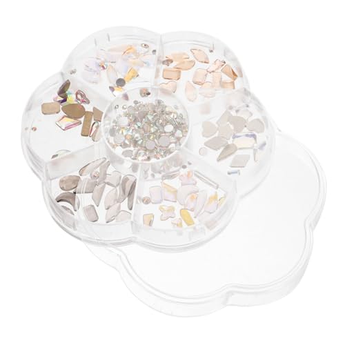 LOLIPPYY 1 Schachtel Nail Charms Irreguläre Strasssteine Nageldekoration für Maniküre Fächer Box mit Einzigartigen Nail Charms Vielseitige Nagelschmuck Verzierungen für Kreative Designs LOLIPPYY 1 Schachtel Nail Charms Irreguläre Strasssteine Nageldekoration für Maniküre Fächer Box mit Einzigartigen Nail Charms Vielseitige Nagelschmuck Verzierungen für Kreative Designs von LOLIPPYY