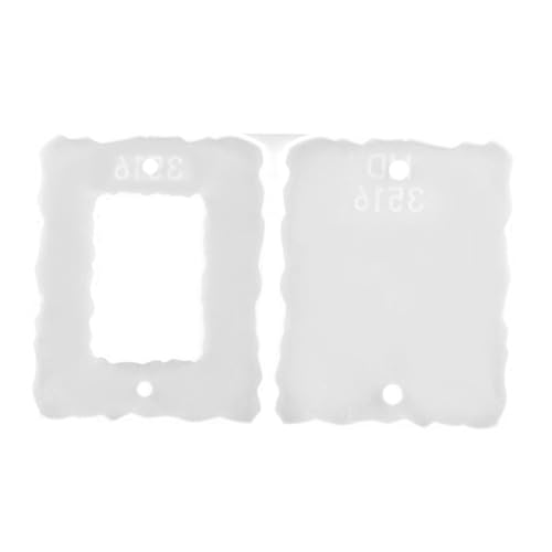 LOLIPPYY 1 Stück Diy Silikon Bilderrahmen Gießform Geometrische Epoxidharz Form für Projekte und Langlebig für Anfänger und Bastelkurse Leicht zu Reinigen und Wiederverwendbar von LOLIPPYY