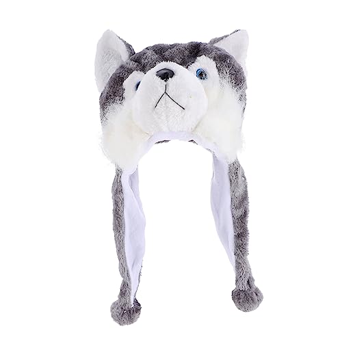 LOLIPPYY 1 Stück Kuscheltier Hut Tierkopfhut Tierkostüm Hut Kinderhüte Party Neuheit Kopfschmuck Hasenkostüm Für Erwachsene Tiere Party Partyhut Plüsch Und Pp Baumwolle Grey LOLIPPYY 1 Stück Kuscheltier Hut Tierkopfhut Tierkostüm Hut Kinderhüte Party Neuheit Kopfschmuck Hasenkostüm Für Erwachsene Tiere Party Partyhut Plüsch Und Pp Baumwolle Grey von LOLIPPYY