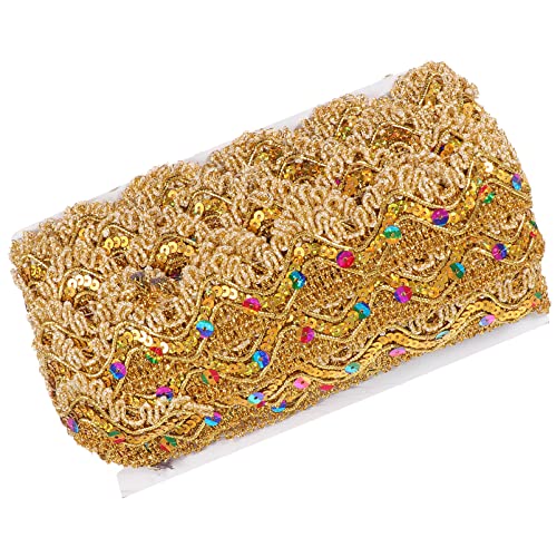 LOLIPPYY 1 Stück Tanzkostümzubehör Kleiderverzierung Spitze Blumen- Bekleidungsbesatz Kleidung Im Ethnischen Stil Paillettenstickband Kleidungszubehör Links Golden LOLIPPYY 1 Stück Tanzkostümzubehör Kleiderverzierung Spitze Blumen- Bekleidungsbesatz Kleidung Im Ethnischen Stil Paillettenstickband Kleidungszubehör Links Golden von LOLIPPYY