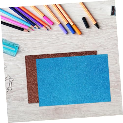 LOLIPPYY 10 Blatt Farbige Bastelkarten Papier Dicke DIY Origami Papier für Kinderhandwerk Glitzernde Buntpapier Mischer Farben Leicht Zu Schneiden Und Kleben LOLIPPYY 10 Blatt Farbige Bastelkarten Papier Dicke DIY Origami Papier für Kinderhandwerk Glitzernde Buntpapier Mischer Farben Leicht Zu Schneiden Und Kleben von LOLIPPYY
