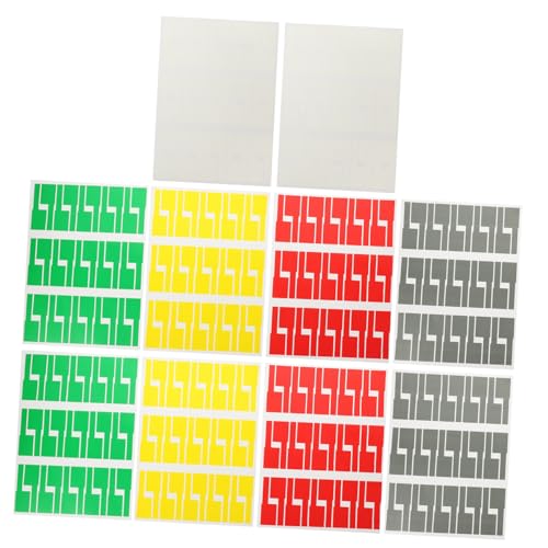 LOLIPPYY 10 Blatt Selbstklebende Bunte Kabelbeschriftungsetiketten Wasserfest und Reißfest für Kabelidentifikation und Organisation in Schule Büro und Zuhause Praktische Kabelmarkierer LOLIPPYY 10 Blatt Selbstklebende Bunte Kabelbeschriftungsetiketten Wasserfest und Reißfest für Kabelidentifikation und Organisation in Schule Büro und Zuhause Praktische Kabelmarkierer von LOLIPPYY