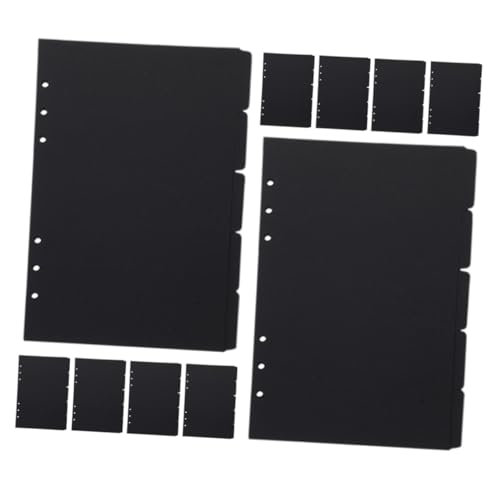 LOLIPPYY 10 Blatt Teiliges Indexregister aus Papier Farbige Trennblätter für Ordner und Notizbücher Gelocht für Ringbuch Vielseitig Einsetzbar zum Organisieren von Berichten Präsentationen von LOLIPPYY