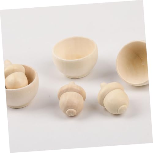 LOLIPPYY 10 Sätze Teiliges DIY Holzschalen und Eicheln zum Bemalen Pädagogisches Bastelspielzeug für Langlebige Natürliche Holzfiguren für Kreative Malprojekte und Innenraumdekoration LOLIPPYY 10 Sätze Teiliges DIY Holzschalen und Eicheln zum Bemalen Pädagogisches Bastelspielzeug für Langlebige Natürliche Holzfiguren für Kreative Malprojekte und Innenraumdekoration von LOLIPPYY