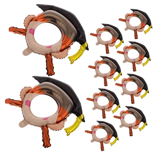 LOLIPPYY 10 Stück Abschlussfoto Kopfschmuck Stirnbänder Abschluss Bilderrahmen Abschlusssaison Kopfschmuck Abschlusskappen Abschluss Stirnband Ballons Abschluss Stirnband von LOLIPPYY