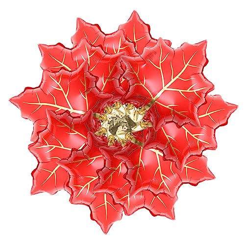 LOLIPPYY 10 Stück Dekorative Ballons Form von Ahornblättern für Herbst und Thanksgiving Feiern Stilvolle Partydekoration Aufzuhängen und Unvergessliche zu Schaffen von LOLIPPYY
