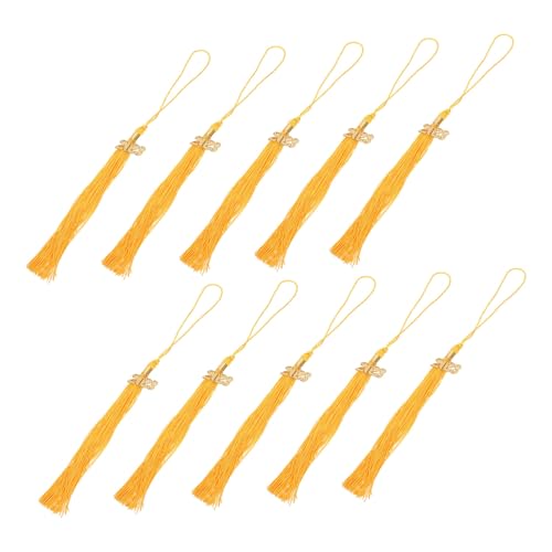 LOLIPPYY 10 Stück Doktorhut Quasten für Abschlusshüte Handgefertigte Diy Dekorationen für Abschlussfeier Fotos und Unvergessliche von LOLIPPYY