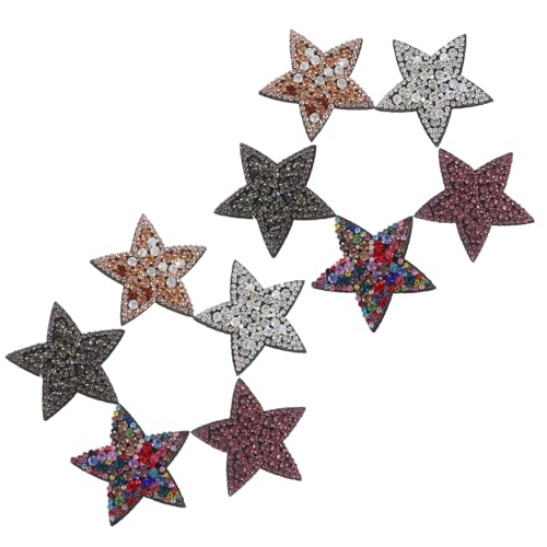 LOLIPPYY 10 Stück Funkelnde Stern Patches mit Strasssteinen zum Aufbügeln Vielseitige DIY Bügelflicken für Kleidung Hüte Rucksäcke Dekorativ Einfach Anzubringen Farbenfrohes LOLIPPYY 10 Stück Funkelnde Stern Patches mit Strasssteinen zum Aufbügeln Vielseitige DIY Bügelflicken für Kleidung Hüte Rucksäcke Dekorativ Einfach Anzubringen Farbenfrohes von LOLIPPYY