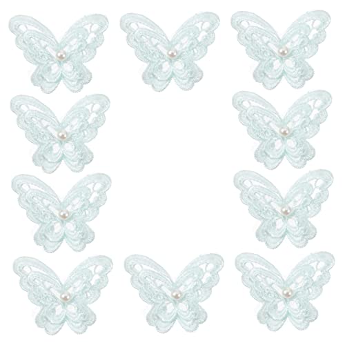 LOLIPPYY 10 Stück Gestickter Schmetterlings-patch Mini Spitzenflecken Für Jeans Reparaturflicken Dekoration Mit Kleiderapplikationen Stickereiflecken Blumen- Spitze Blumenflecken Grün Stoff LOLIPPYY 10 Stück Gestickter Schmetterlings-patch Mini Spitzenflecken Für Jeans Reparaturflicken Dekoration Mit Kleiderapplikationen Stickereiflecken Blumen- Spitze Blumenflecken Grün Stoff von LOLIPPYY
