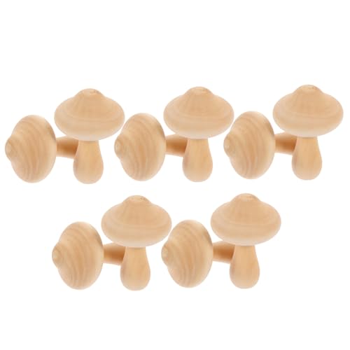 LOLIPPYY 10 Stück Hölzerner Pilz Pilz Zeug Pilze Produkt Led Treffen Pilz-wohnkultur Feengarten Pilz Für Unfertiges Pilzmodell Pilz Malen Diy Bastelspielzeug Holz LOLIPPYY 10 Stück Hölzerner Pilz Pilz Zeug Pilze Produkt Led Treffen Pilz-wohnkultur Feengarten Pilz Für Unfertiges Pilzmodell Pilz Malen Diy Bastelspielzeug Holz von LOLIPPYY
