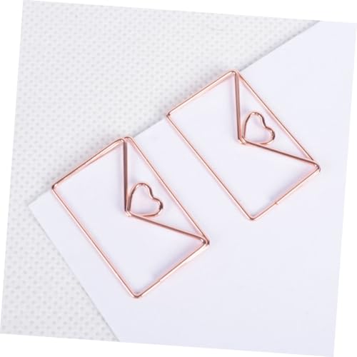 LOLIPPYY 10 Stück Metall Büroklammern Herzform Roségold Herzklammern Lesezeichen Fotoklammern für Büro Schule Zuhause Starke Klammerkraft Langlebiges Design Dekorative Papierhalter LOLIPPYY 10 Stück Metall Büroklammern Herzform Roségold Herzklammern Lesezeichen Fotoklammern für Büro Schule Zuhause Starke Klammerkraft Langlebiges Design Dekorative Papierhalter von LOLIPPYY