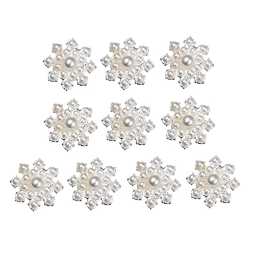 LOLIPPYY 10 Stück Perlblumen Ornamente Diy Dekorative Patches Handwerksbedarf für Kleidung Schuhe Schals Silberne Blütenverzierung für Hochzeiten und Bastelprojekte LOLIPPYY 10 Stück Perlblumen Ornamente Diy Dekorative Patches Handwerksbedarf für Kleidung Schuhe Schals Silberne Blütenverzierung für Hochzeiten und Bastelprojekte von LOLIPPYY