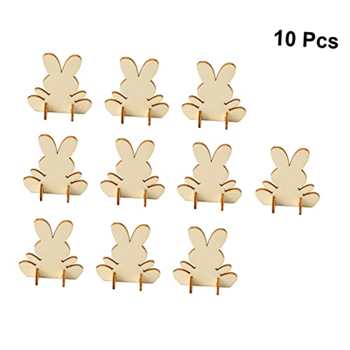 LOLIPPYY 10 Stück Teiliges DIY Holzhasen Naturholz Umweltfreundliche Holzfiguren zum Bemalen Kreative Hasen Dekoration für Zuhause Ostern und Festtagsgestaltung Präzise Geschnittene LOLIPPYY 10 Stück Teiliges DIY Holzhasen Naturholz Umweltfreundliche Holzfiguren zum Bemalen Kreative Hasen Dekoration für Zuhause Ostern und Festtagsgestaltung Präzise Geschnittene von LOLIPPYY