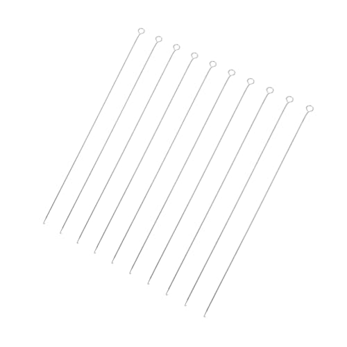 LOLIPPYY 10 Stück Teiliges DIY Perlenwerkzeug Lange Edelstahl Nadeln mit Hakenkopf und Korrosionsbeständig Feine Verarbeitung für Armband und Schmuckherstellung Einfach zu Bedienen Lagern LOLIPPYY 10 Stück Teiliges DIY Perlenwerkzeug Lange Edelstahl Nadeln mit Hakenkopf und Korrosionsbeständig Feine Verarbeitung für Armband und Schmuckherstellung Einfach zu Bedienen Lagern von LOLIPPYY