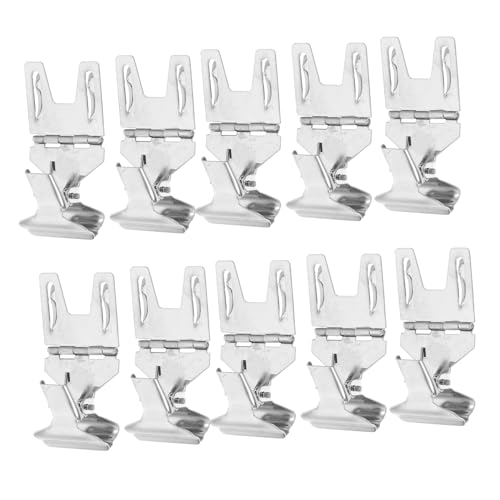 LOLIPPYY 10 Stück Teiliges Etikettenhalter aus Edelstahl Flexibel Einsetzbare Preisschild Clips für Supermarkt Bäckerei und Einzelhandel Praktische Pop Werbung Halter für Preis und Tag von LOLIPPYY
