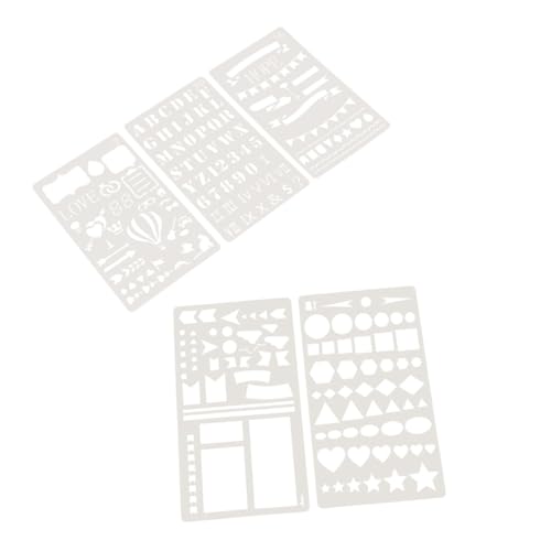 LOLIPPYY 10 Stück Teiliges Fashion Drawing Stencils Langlebige Wiederverwendbare DIY Malvorlagen mit Hohlem Mandala Design Vielseitig für Journal Scrapbooking und Kreative Dekorationen von LOLIPPYY