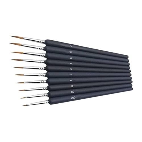 LOLIPPYY 10 Stück Teiliges Feiner Detail Pinsel für Aquarellmalerei Hochwertige Künstlerpinseln für Präzise und Kreative Projekte für Anfänger und Profis LOLIPPYY 10 Stück Teiliges Feiner Detail Pinsel für Aquarellmalerei Hochwertige Künstlerpinseln für Präzise und Kreative Projekte für Anfänger und Profis von LOLIPPYY