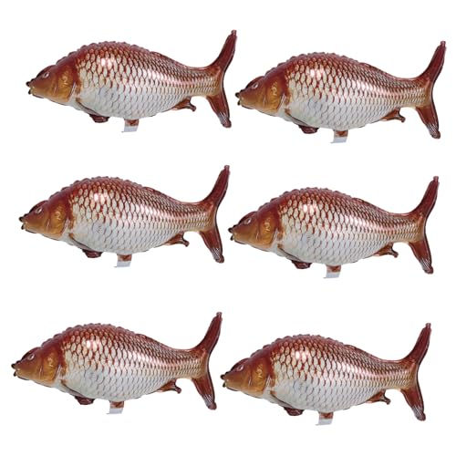 LOLIPPYY 10 Stück Teiliges Fische Folienballons aus Aluminiumfolie Realistische Karpfenform Langlebig und Einfach Aufzublasen für Geburtstagsfeiern Festivals und Meeresthema Events LOLIPPYY 10 Stück Teiliges Fische Folienballons aus Aluminiumfolie Realistische Karpfenform Langlebig und Einfach Aufzublasen für Geburtstagsfeiern Festivals und Meeresthema Events von LOLIPPYY