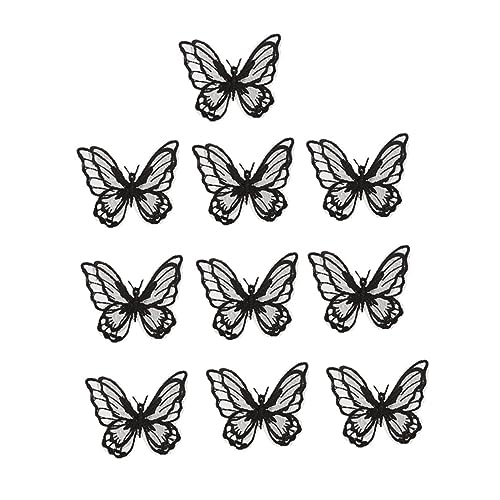 LOLIPPYY 10 Stück Teiliges Gestickter Schmetterling Applikationen aus Doppellagigem Organza Langlebige Patches zum Aufnähen für Kleidung Jeans Taschen und DIY Kostüme LOLIPPYY 10 Stück Teiliges Gestickter Schmetterling Applikationen aus Doppellagigem Organza Langlebige Patches zum Aufnähen für Kleidung Jeans Taschen und DIY Kostüme von LOLIPPYY