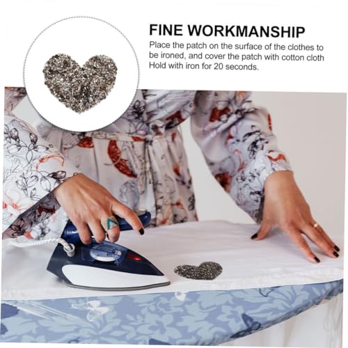LOLIPPYY 10 Stück Teiliges Herzförmige Strass Bügelbilder zum Aufbügeln Glänzende Patches für Kleidung Taschen Hüte DIY Applikationen Langlebig Modisch zum Reparieren und Verzieren LOLIPPYY 10 Stück Teiliges Herzförmige Strass Bügelbilder zum Aufbügeln Glänzende Patches für Kleidung Taschen Hüte DIY Applikationen Langlebig Modisch zum Reparieren und Verzieren von LOLIPPYY