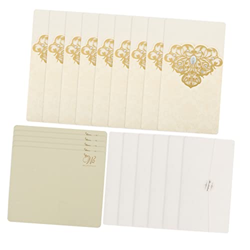 LOLIPPYY 10 Stück Teiliges Hochzeitseinladungen mit Diamant Design Weiße Karten mit Umschlägen Filigranes für Hochzeiten Brautpartys und Feierlichkeiten LOLIPPYY 10 Stück Teiliges Hochzeitseinladungen mit Diamant Design Weiße Karten mit Umschlägen Filigranes für Hochzeiten Brautpartys und Feierlichkeiten von LOLIPPYY