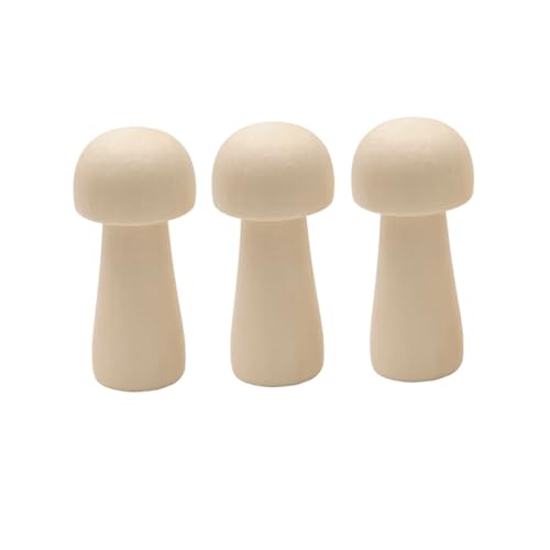 LOLIPPYY 10 Stück Teiliges Holzpilz Bastelset Naturbelassene DIY Holzpilzfiguren zum Bemalen Glatte Oberfläche Kreative Handarbeit für Malprojekte und Kinderbeschäftigung LOLIPPYY 10 Stück Teiliges Holzpilz Bastelset Naturbelassene DIY Holzpilzfiguren zum Bemalen Glatte Oberfläche Kreative Handarbeit für Malprojekte und Kinderbeschäftigung von LOLIPPYY