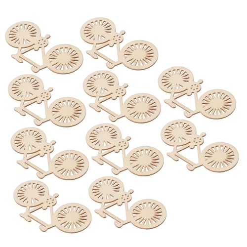 LOLIPPYY 10 Stück Teiliges Holzscheiben Fahrrad Naturbelassene Holzornamente für DIY Bastelprojekte Handgefertigte Holzverzierungen für Hochzeits und Weihnachtsdeko Accessoires für LOLIPPYY 10 Stück Teiliges Holzscheiben Fahrrad Naturbelassene Holzornamente für DIY Bastelprojekte Handgefertigte Holzverzierungen für Hochzeits und Weihnachtsdeko Accessoires für von LOLIPPYY