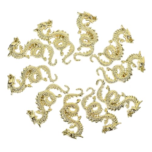 LOLIPPYY 10 Stück Teiliges Nageldesign mit Goldfarbenen Drachen Charms Langlebige Legierung Nail Art Schmuck Kleine Nail Gems für Damen Maniküre Kreative Nagelverzierung für Besondere LOLIPPYY 10 Stück Teiliges Nageldesign mit Goldfarbenen Drachen Charms Langlebige Legierung Nail Art Schmuck Kleine Nail Gems für Damen Maniküre Kreative Nagelverzierung für Besondere von LOLIPPYY