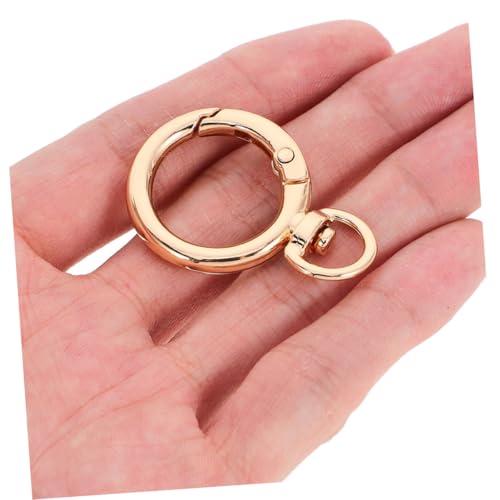 LOLIPPYY 10 Stück Teiliges O Ring Karabinerhaken aus Robustem Legierungsstahl Minimalistisches Design Vielseitig Einsetzbar für Schlüsselanhänger DIY Zubehör Büro und Auto Praktischer von LOLIPPYY
