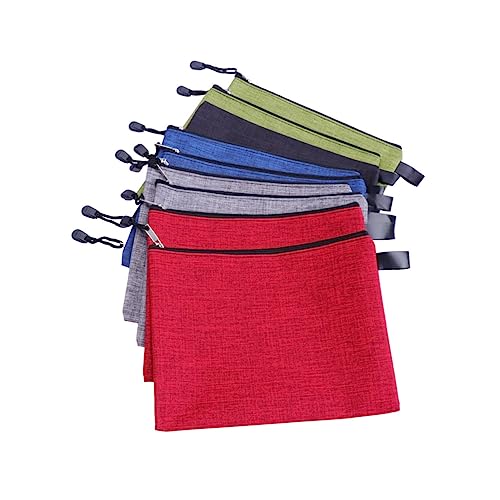 LOLIPPYY 10 Stück Teiliges Oxford Dokumenten mit Wasserdichtem Reißverschluss Dicker Büro Organizer Aufbewahrungstaschen Robuste Schreibwarenbeutel für Schule und Büro Zufällige Farbe LOLIPPYY 10 Stück Teiliges Oxford Dokumenten mit Wasserdichtem Reißverschluss Dicker Büro Organizer Aufbewahrungstaschen Robuste Schreibwarenbeutel für Schule und Büro Zufällige Farbe von LOLIPPYY