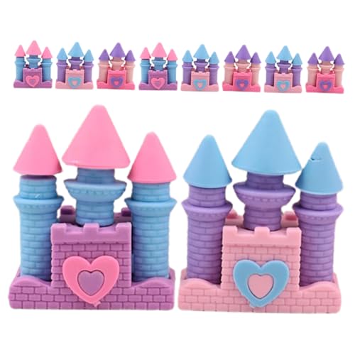 LOLIPPYY 10 Stück Teiliges Schloss Design Kawaii Kleine Radiergummis mit Starker Radierleistung Handlich und Langlebig für Schule und Büro Mädchen Geschenk LOLIPPYY 10 Stück Teiliges Schloss Design Kawaii Kleine Radiergummis mit Starker Radierleistung Handlich und Langlebig für Schule und Büro Mädchen Geschenk von LOLIPPYY