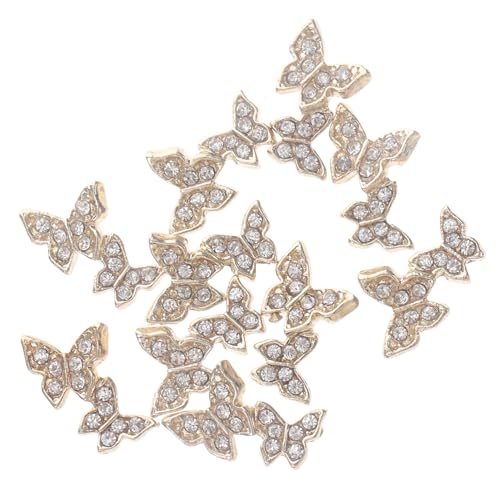 LOLIPPYY 10 Stück Teiliges Schmetterling Nail Art Charms Mehrfarbige Nagelsteine Nageldekorationen für Damen Vielseitig für Nägel Handyhüllen DIY Bastelverzierung von LOLIPPYY
