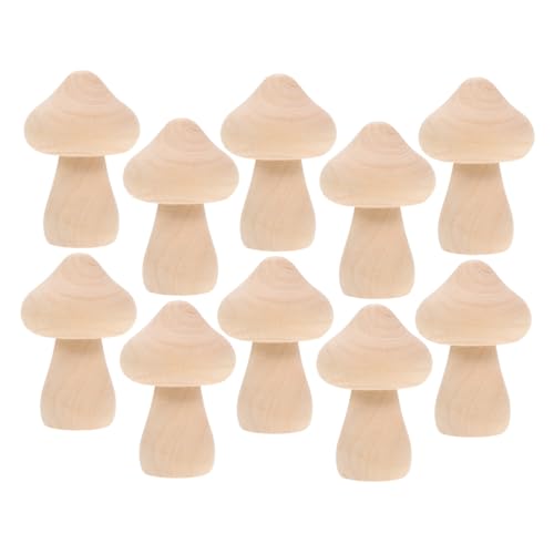 LOLIPPYY 10 Stück Teiliges Unbemalte Holzpilz deko DIY Bastelset aus Hochwertigem Geruchlosem Holz Glatte Oberfläche Langlebig für Erwachsenenmalerei Handgefertigte Wohnaccessoires LOLIPPYY 10 Stück Teiliges Unbemalte Holzpilz deko DIY Bastelset aus Hochwertigem Geruchlosem Holz Glatte Oberfläche Langlebig für Erwachsenenmalerei Handgefertigte Wohnaccessoires von LOLIPPYY