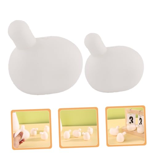 LOLIPPYY 10 Stück Teiliges Weiße Silikon Bubble Kerne für DIY Quetschball Große und Kleine Vielseitig Einsetzbar für Plüschpuppen Zubehör für Babyspielzeug und Reparatur von LOLIPPYY