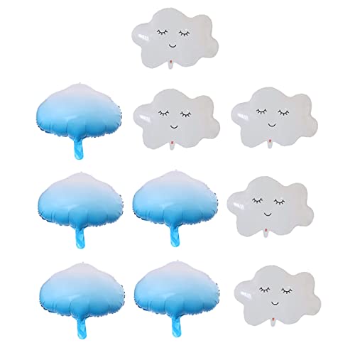 LOLIPPYY 10 Stück Teiliges Wolkenballon für Hochzeiten und Partys Dekorative Aluminiumfolie Luftballons für Romantische Anlässe Babygeburtstagsfeiern und Gartenpartys LOLIPPYY 10 Stück Teiliges Wolkenballon für Hochzeiten und Partys Dekorative Aluminiumfolie Luftballons für Romantische Anlässe Babygeburtstagsfeiern und Gartenpartys von LOLIPPYY