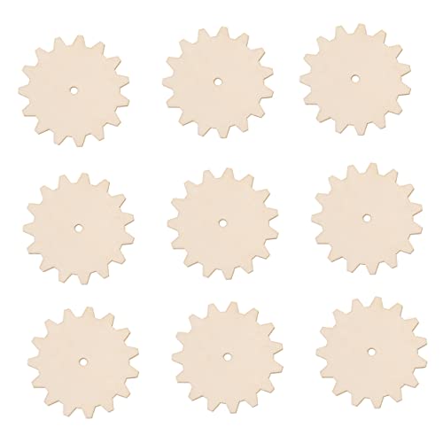 LOLIPPYY 10 Stück Unbehandelte Holzscheiben für DIY Bastelprojekte Spielsteine Lernspielzeug und Kreative Dekorationen für Partys und Kunsthandwerk von LOLIPPYY