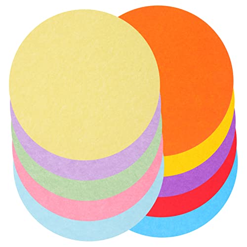 LOLIPPYY 100 Blatt Buntes Faltpapier Runde Origami Papiere Farben für Kinderhandwerk Bastelprojekte und DIY Dekorationen von LOLIPPYY