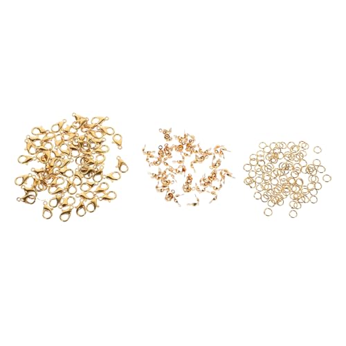 LOLIPPYY 100 Sätze DIY Schmuck Karabinerverschlüsse in Gold Einfache Praktische Halsketten Armbandverbinder für Schmuckherstellung Vielseitig Einsetzbar für Damen Schmucksets LOLIPPYY 100 Sätze DIY Schmuck Karabinerverschlüsse in Gold Einfache Praktische Halsketten Armbandverbinder für Schmuckherstellung Vielseitig Einsetzbar für Damen Schmucksets von LOLIPPYY
