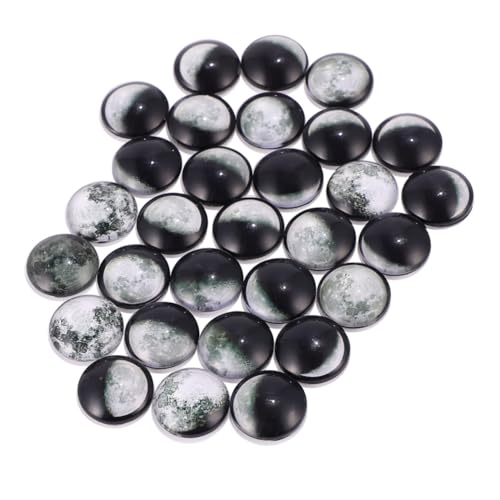 LOLIPPYY 100 Stück Cabochons mit Mondfinsternis Bedruckte Runde Glaskuppeln für Schmuckherstellung und Bastelarbeiten Einsetzbar für Kreative Dekorationen LOLIPPYY 100 Stück Cabochons mit Mondfinsternis Bedruckte Runde Glaskuppeln für Schmuckherstellung und Bastelarbeiten Einsetzbar für Kreative Dekorationen von LOLIPPYY