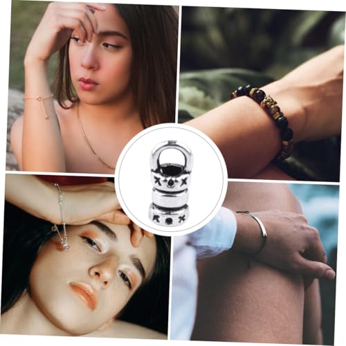 LOLIPPYY 100 Stück DIY Schmuckverschluss aus Legierung Langlebiger Lederband karabiner für Halsketten und Armbänder Innendurchmesser Antikes Silber Vielseitig für Bastelprojekte und LOLIPPYY 100 Stück DIY Schmuckverschluss aus Legierung Langlebiger Lederband karabiner für Halsketten und Armbänder Innendurchmesser Antikes Silber Vielseitig für Bastelprojekte und von LOLIPPYY
