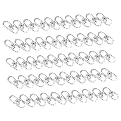 LOLIPPYY 100 Stück Drehbare Schlüsselanhänger Haken Praktische Snap Clips für DIY Projekte und Hundeaccessoires Installieren und Langlebig von LOLIPPYY