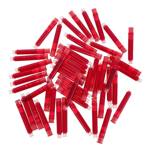 LOLIPPYY 100 Stück Füllfederhalter Tintenpatronen Nachfüllpatronen für Füller Kompatibel mit Standard Fountain Pens Praktische Tintenfüllung für Schule Büro und Alltag Leicht und Handlich LOLIPPYY 100 Stück Füllfederhalter Tintenpatronen Nachfüllpatronen für Füller Kompatibel mit Standard Fountain Pens Praktische Tintenfüllung für Schule Büro und Alltag Leicht und Handlich von LOLIPPYY