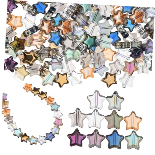 LOLIPPYY 100 Stück Glassternperlen in Sternform Plattiert Farben Glasperlen für Schmuckherstellung Spacer Perlen für Armbänder Halsketten Ohrringe DIY Zubehör LOLIPPYY 100 Stück Glassternperlen in Sternform Plattiert Farben Glasperlen für Schmuckherstellung Spacer Perlen für Armbänder Halsketten Ohrringe DIY Zubehör von LOLIPPYY