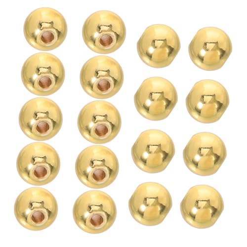 LOLIPPYY 100 Stück Goldfarbene Runde Spacer Perlen Glatt Nahtlos für Schmuckherstellung DIY Armbänder Halsketten Ohrringe Handpoliert Vielseitig für Kreative Bastelprojekte LOLIPPYY 100 Stück Goldfarbene Runde Spacer Perlen Glatt Nahtlos für Schmuckherstellung DIY Armbänder Halsketten Ohrringe Handpoliert Vielseitig für Kreative Bastelprojekte von LOLIPPYY