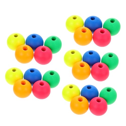 LOLIPPYY 100 Stück Holzperlen für DIY Schmuckherstellung Handwerk Basteln Zubehör Farbige Holzperlen mit Gelb Grün Orange Blau Rosa zum Auffädeln und Kreativen Gestalten LOLIPPYY 100 Stück Holzperlen für DIY Schmuckherstellung Handwerk Basteln Zubehör Farbige Holzperlen mit Gelb Grün Orange Blau Rosa zum Auffädeln und Kreativen Gestalten von LOLIPPYY