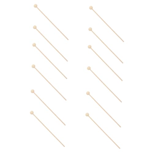 LOLIPPYY 100 Stück Holzstäbchen DIY Dekoration Lollipop Stiele Natürliche Holzstäbchen Vielseitig Einsetzbar für Party Dessert Tisch Babyparty Weihnachten Hochzeit Basteln von LOLIPPYY