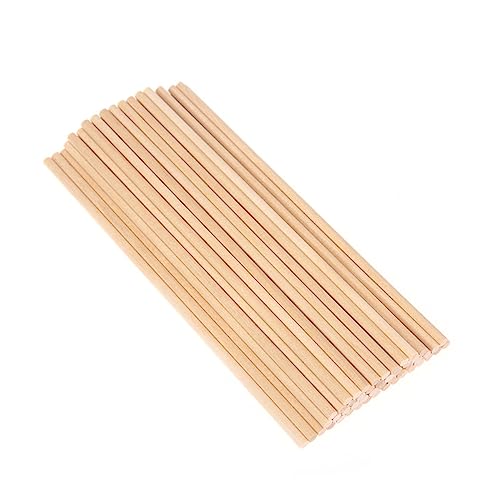 LOLIPPYY 100 Stück Holzstäbe Runde Dowel Sticks Holz für Diy Bastelprojekte Modellbau und Holzarbeiten pro Set LOLIPPYY 100 Stück Holzstäbe Runde Dowel Sticks Holz für Diy Bastelprojekte Modellbau und Holzarbeiten pro Set von LOLIPPYY